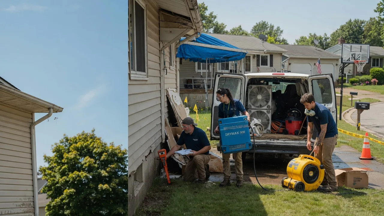 Ceiling Leak Cleanup in South Point, OH near me